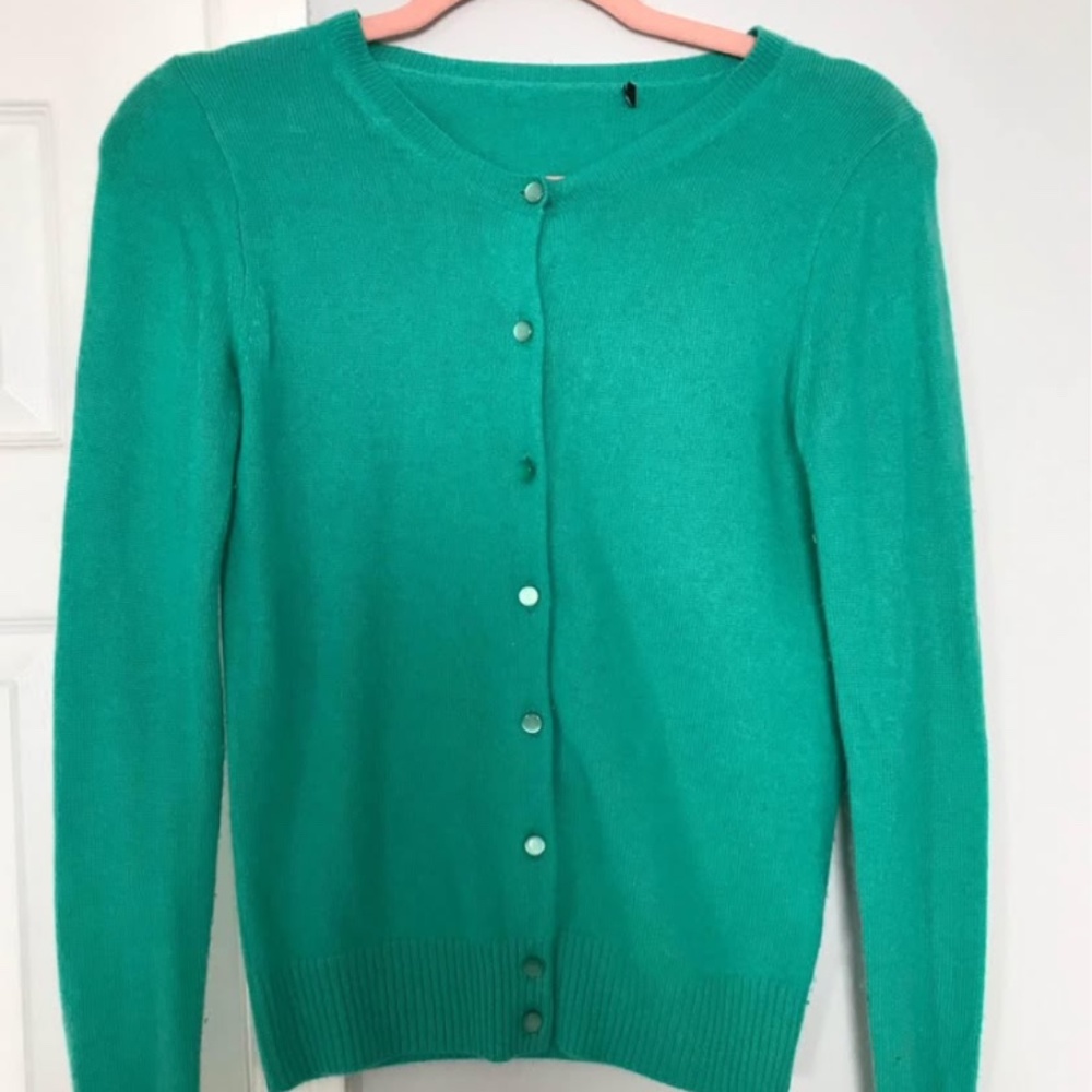 J Crew Cashmere Cardigan (style 29863) - size small